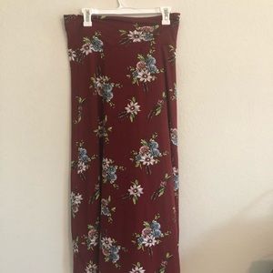 Tropical maxi skirt
